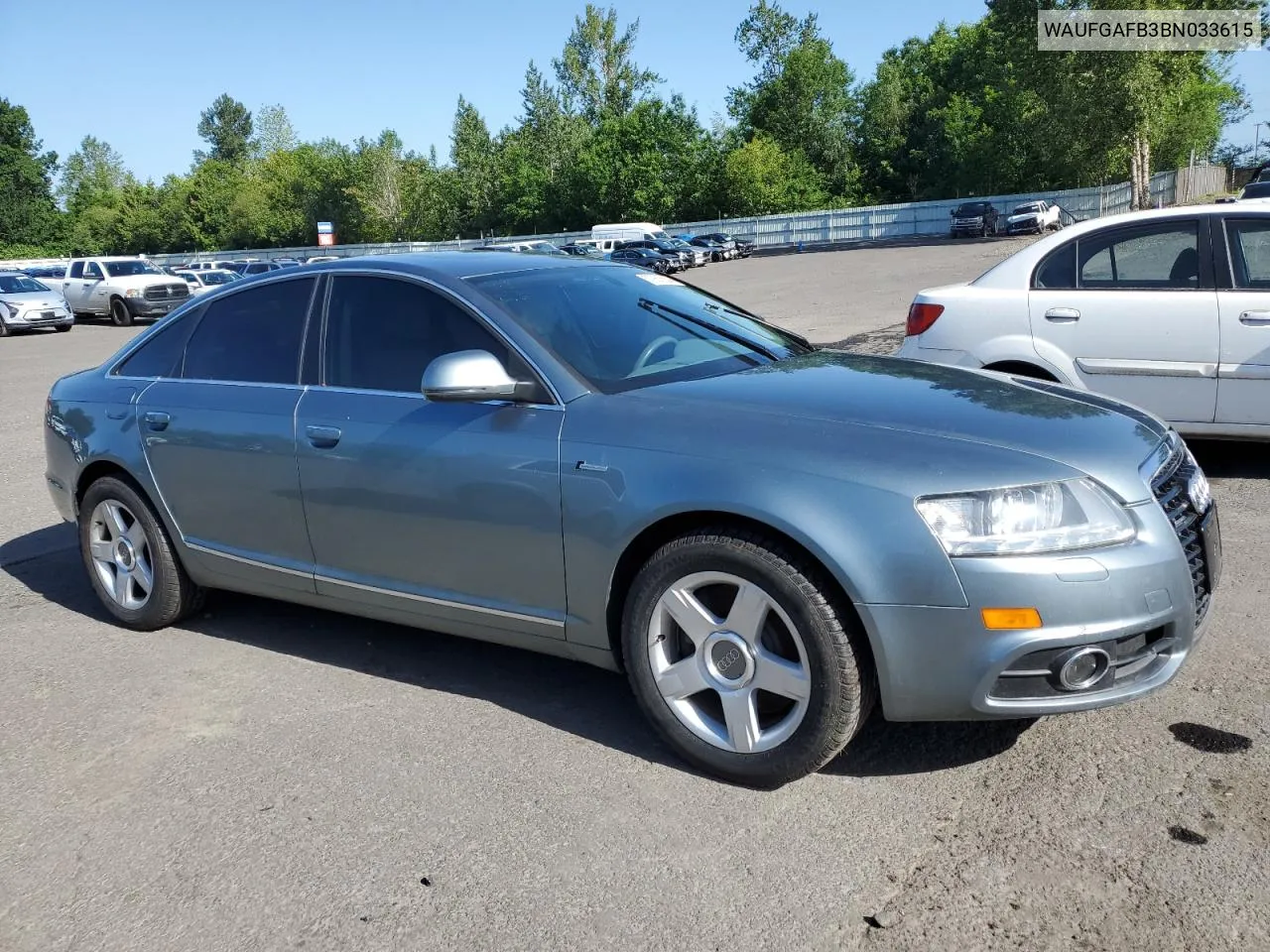 2011 Audi A6 Premium Plus VIN: WAUFGAFB3BN033615 Lot: 57981654