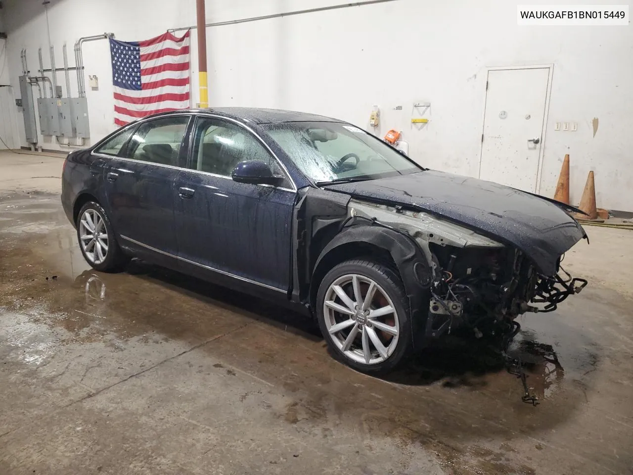 2011 Audi A6 Prestige VIN: WAUKGAFB1BN015449 Lot: 73062324