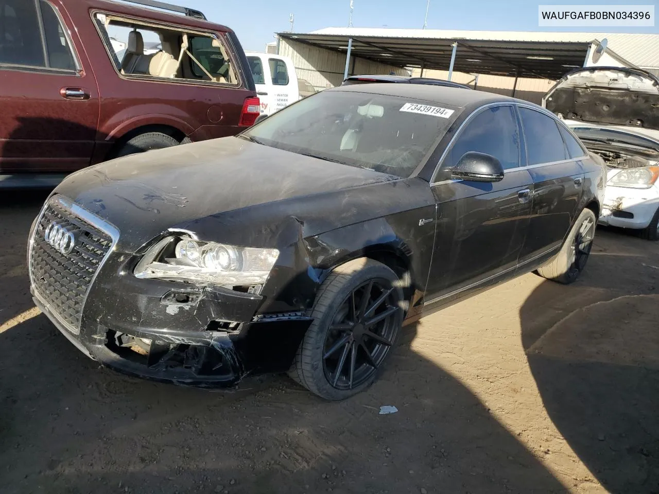 WAUFGAFB0BN034396 2011 Audi A6 Premium Plus