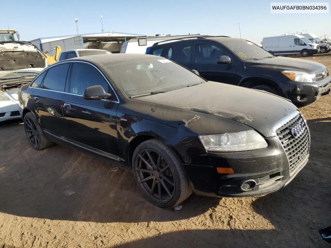 WAUFGAFB0BN034396 2011 Audi A6 Premium Plus