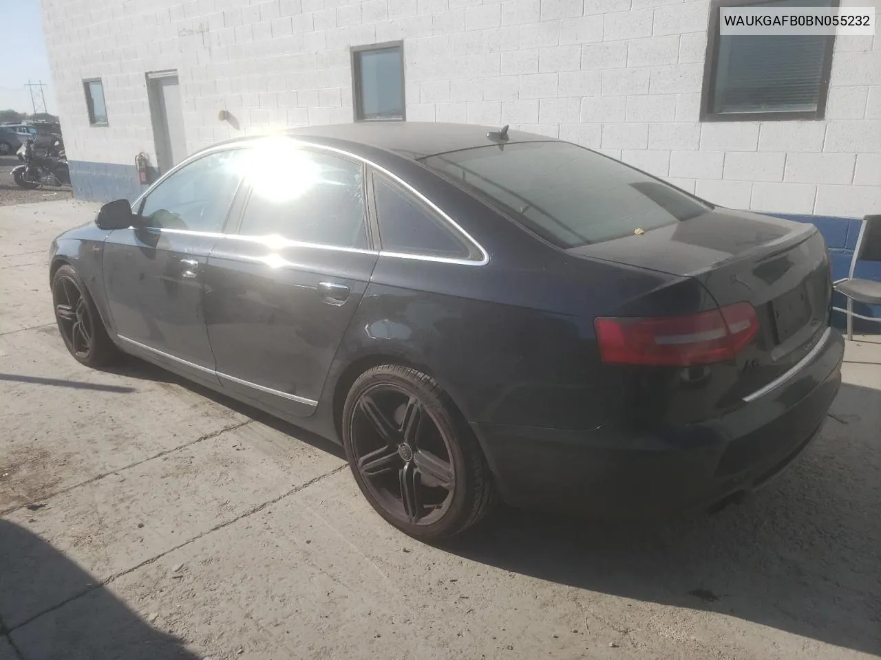 2011 Audi A6 Prestige VIN: WAUKGAFB0BN055232 Lot: 75842314