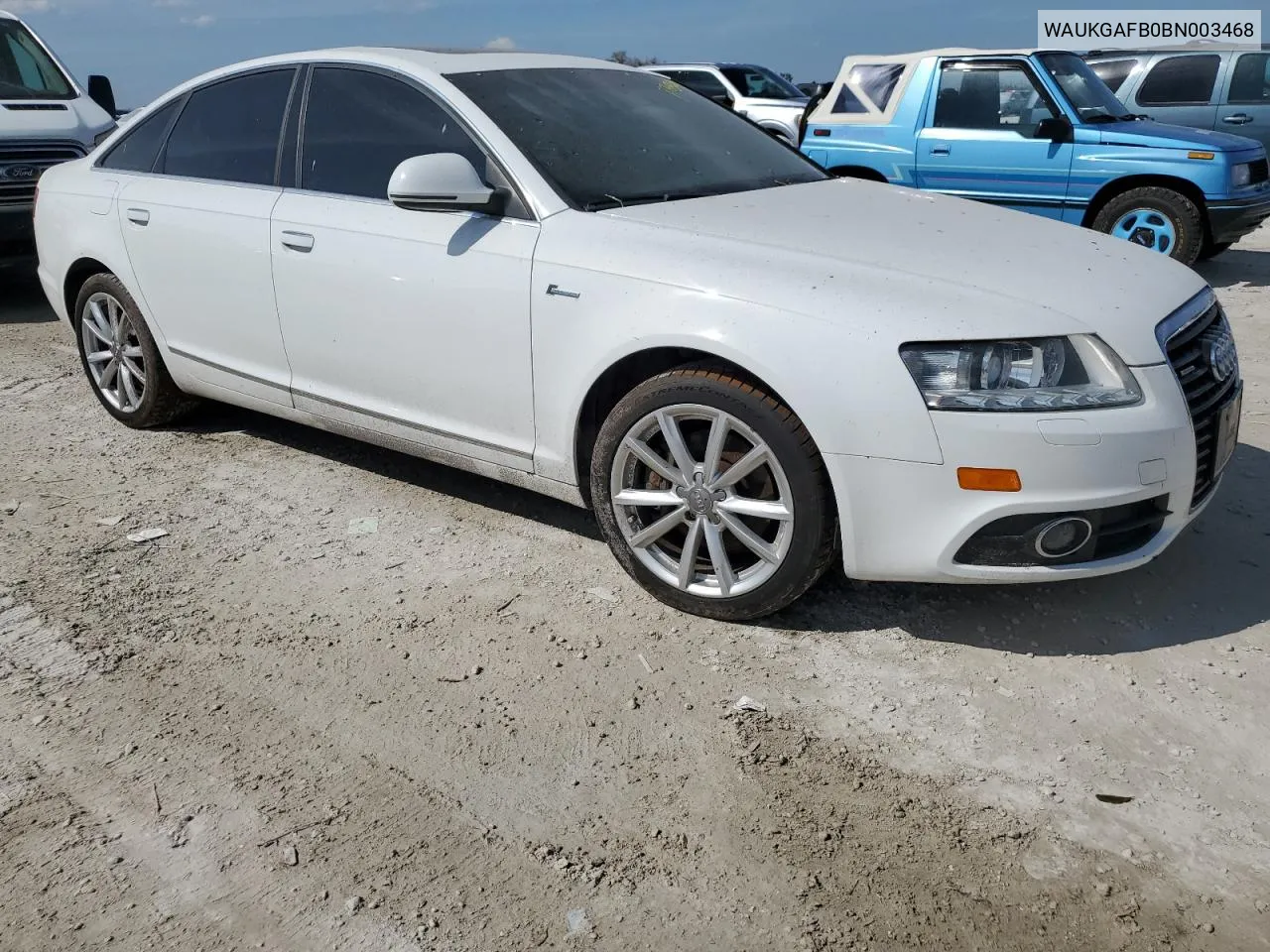 2011 Audi A6 Prestige VIN: WAUKGAFB0BN003468 Lot: 77850424