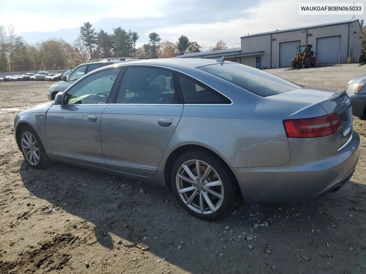 2011 Audi A6 Prestige VIN: WAUKGAFB0BN065033 Lot: 78326774