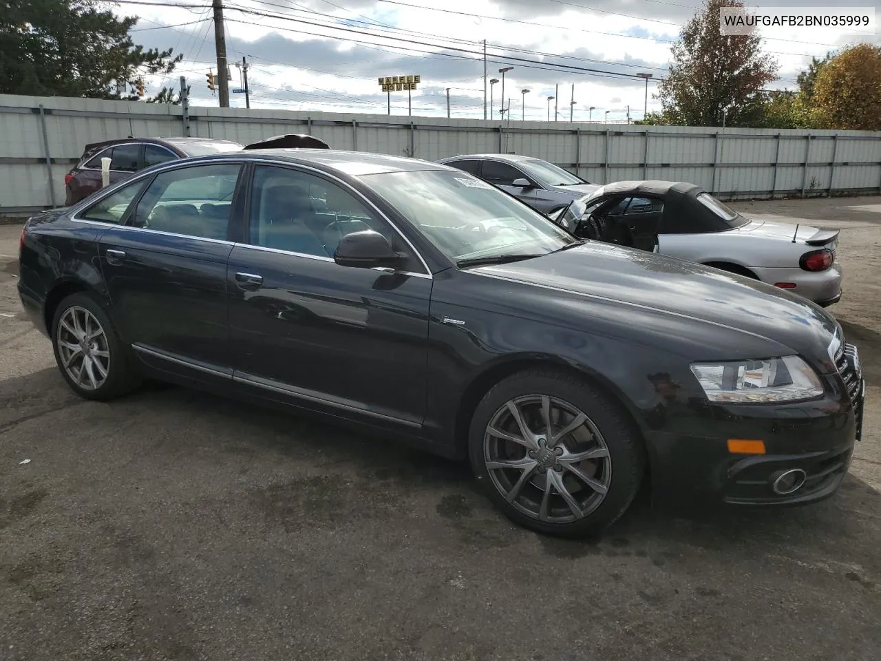 2011 Audi A6 Premium Plus VIN: WAUFGAFB2BN035999 Lot: 79491774