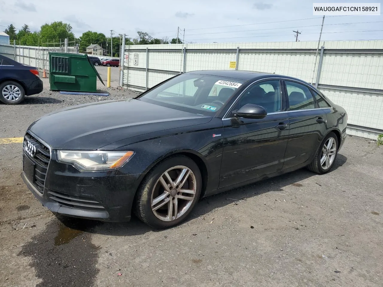 2012 Audi A6 Premium Plus VIN: WAUGGAFC1CN158921 Lot: 42042684