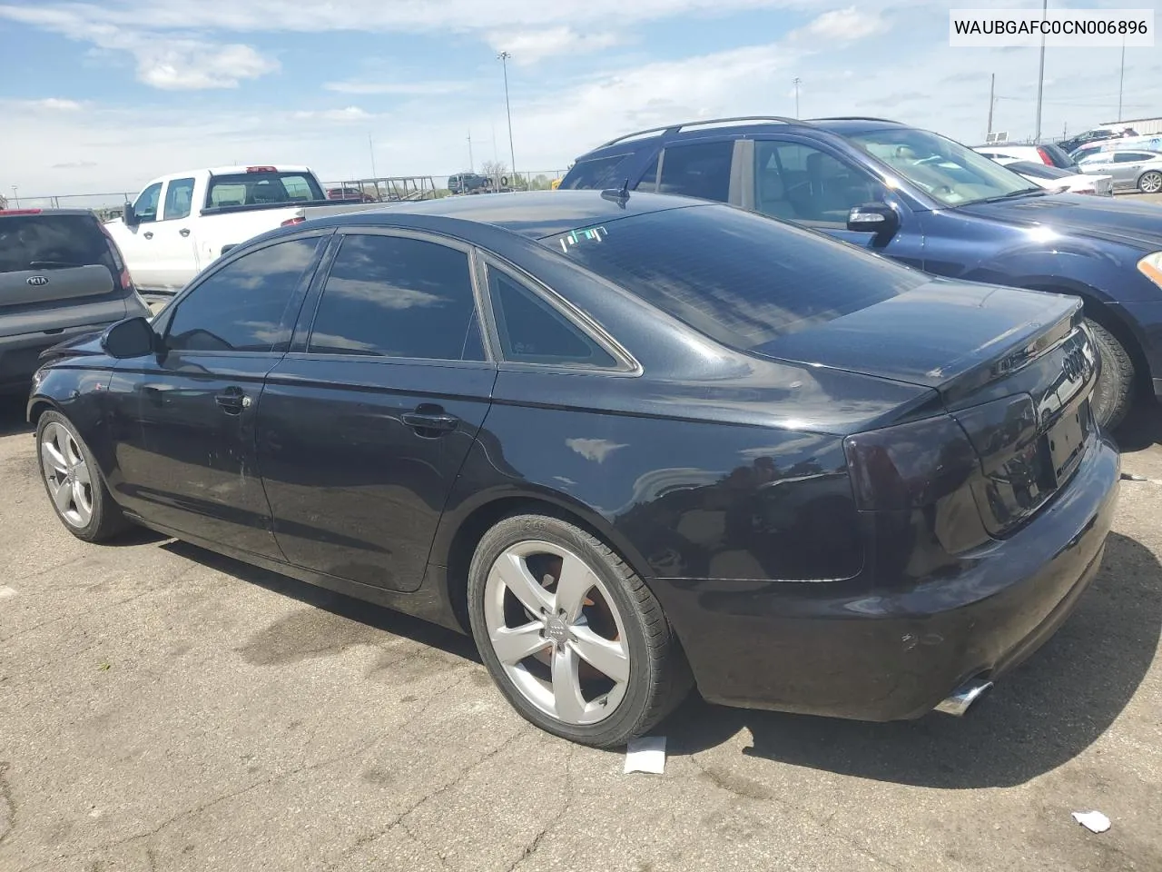 2012 Audi A6 VIN: WAUBGAFC0CN006896 Lot: 51732074