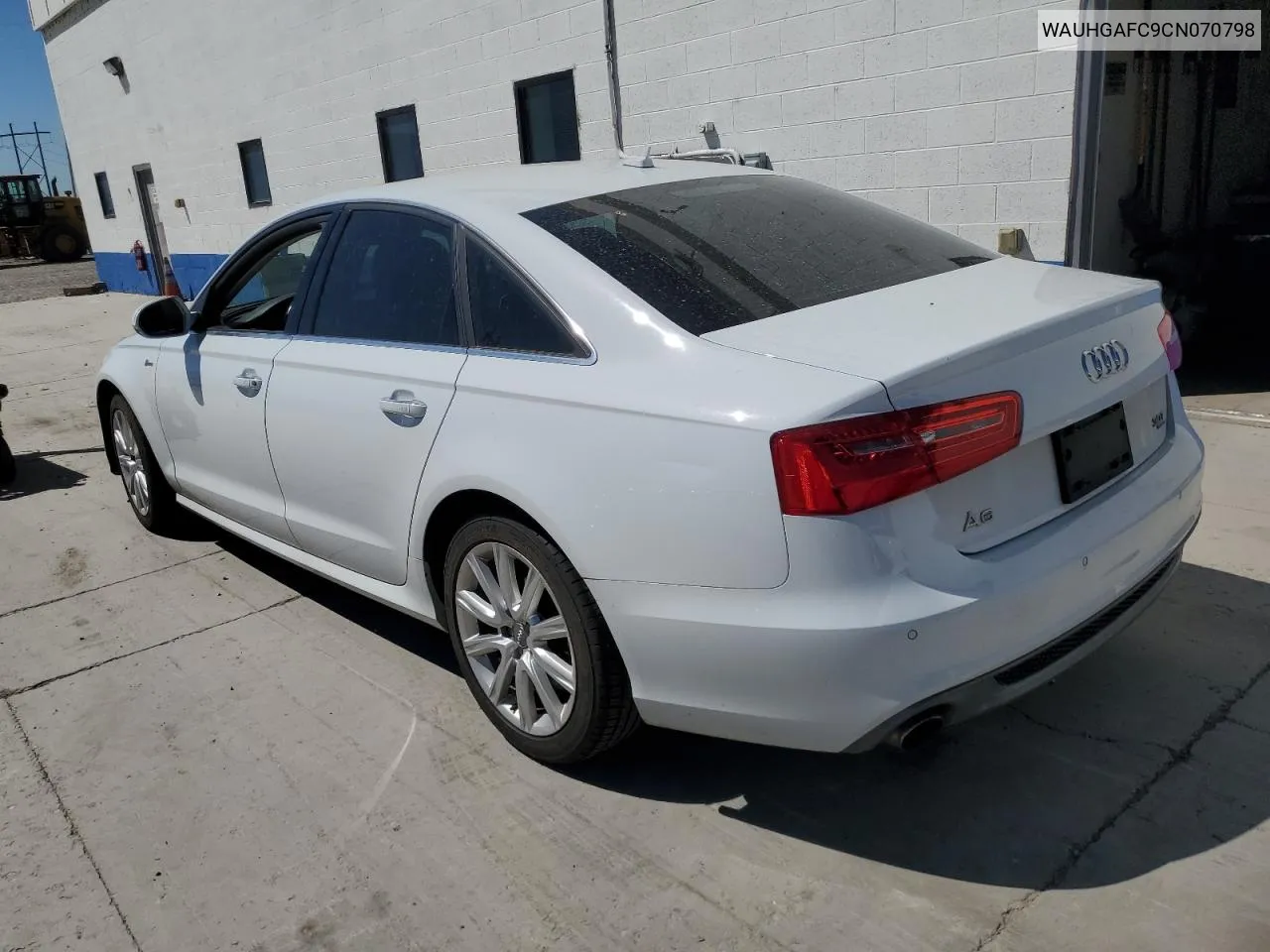 2012 Audi A6 Prestige VIN: WAUHGAFC9CN070798 Lot: 58675254