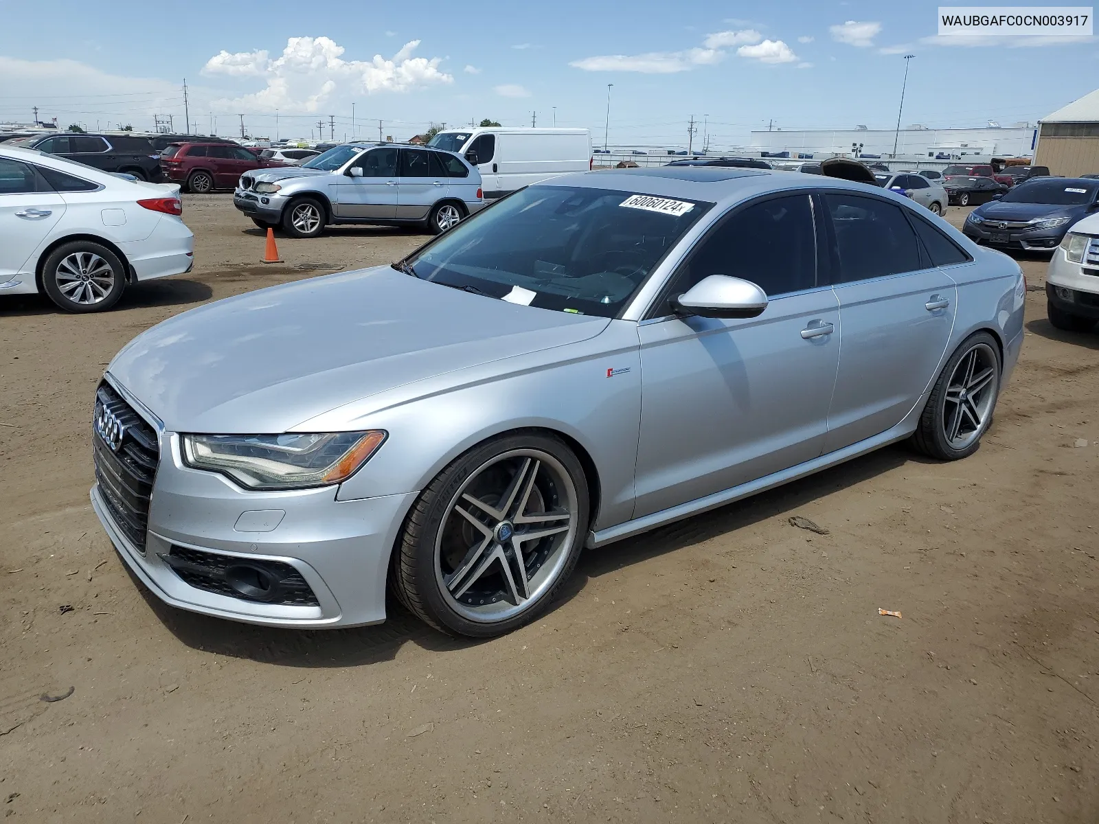 2012 Audi A6 VIN: WAUBGAFC0CN003917 Lot: 60060124