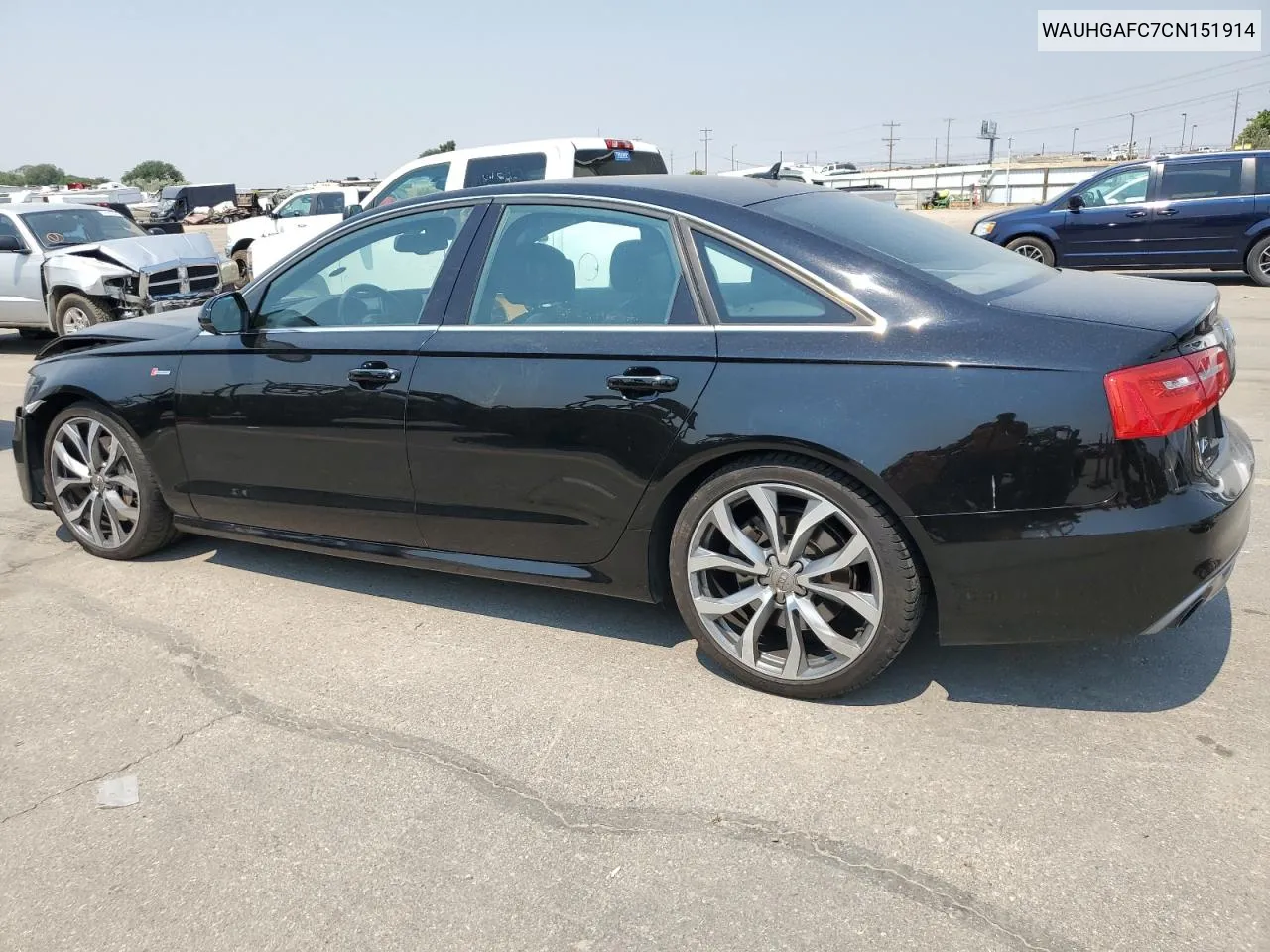 2012 Audi A6 Prestige VIN: WAUHGAFC7CN151914 Lot: 62830184