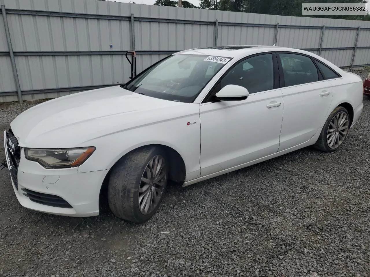 2012 Audi A6 Premium Plus VIN: WAUGGAFC9CN086382 Lot: 63884944