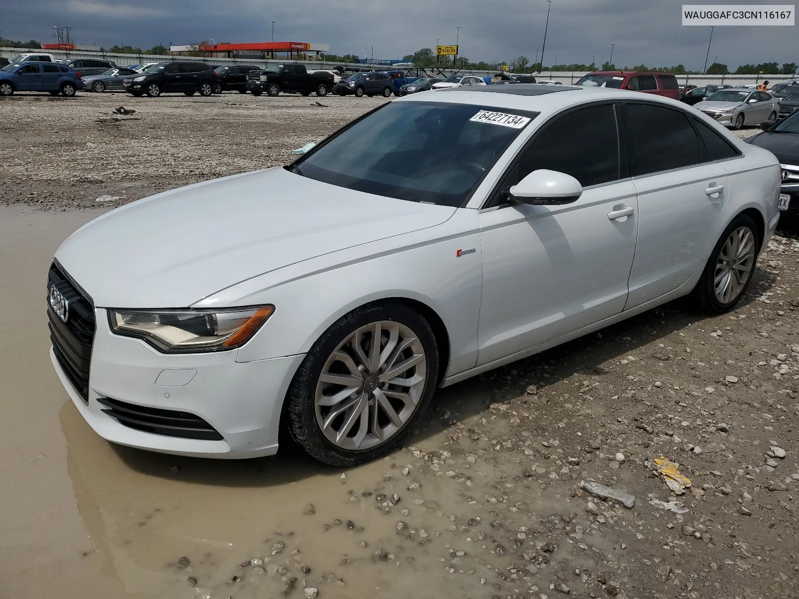 2012 Audi A6 Premium Plus VIN: WAUGGAFC3CN116167 Lot: 64227134