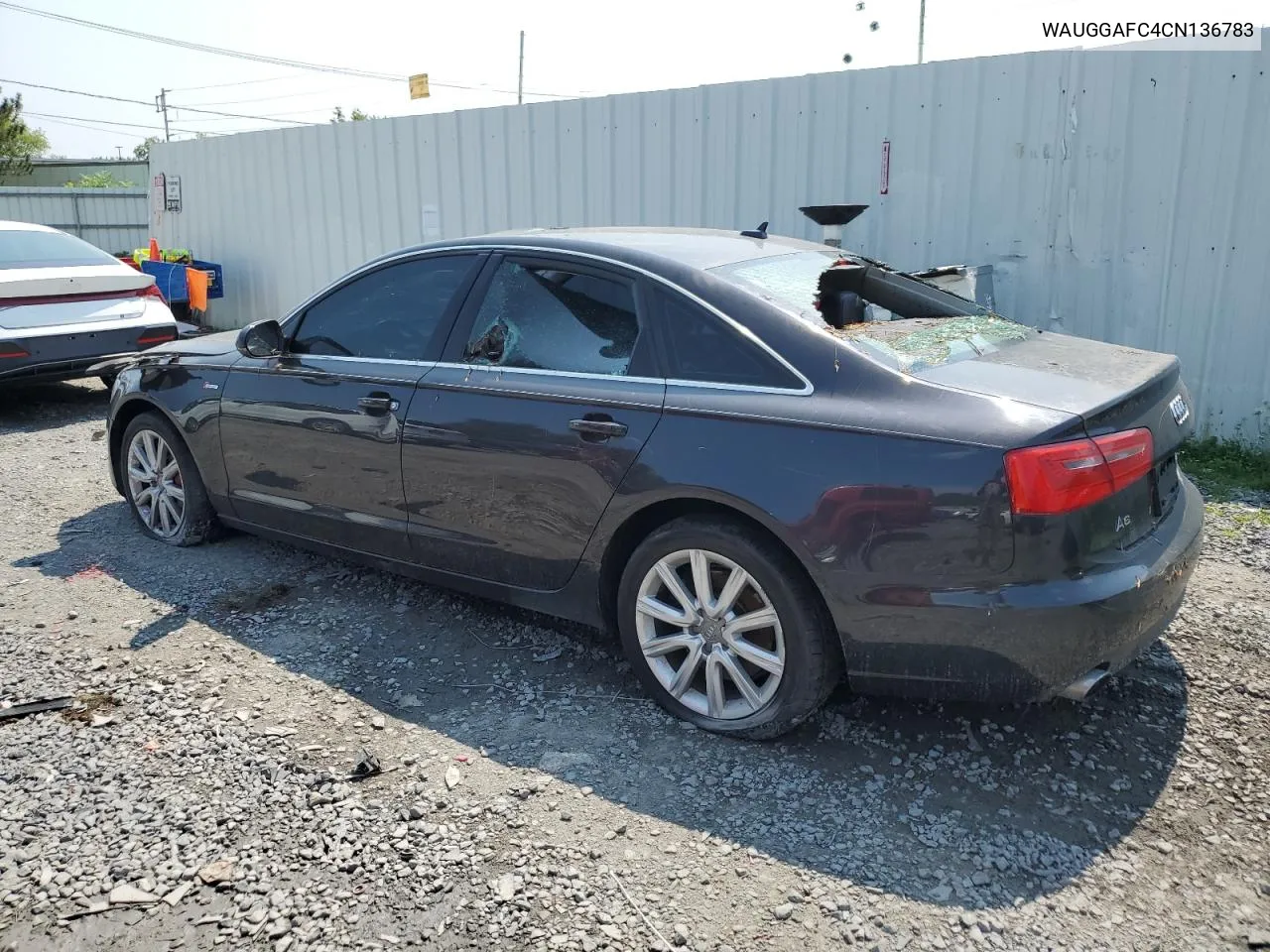 2012 Audi A6 Premium Plus VIN: WAUGGAFC4CN136783 Lot: 65403414