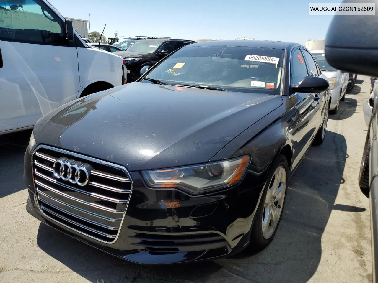 2012 Audi A6 Premium Plus VIN: WAUGGAFC2CN152609 Lot: 66209884