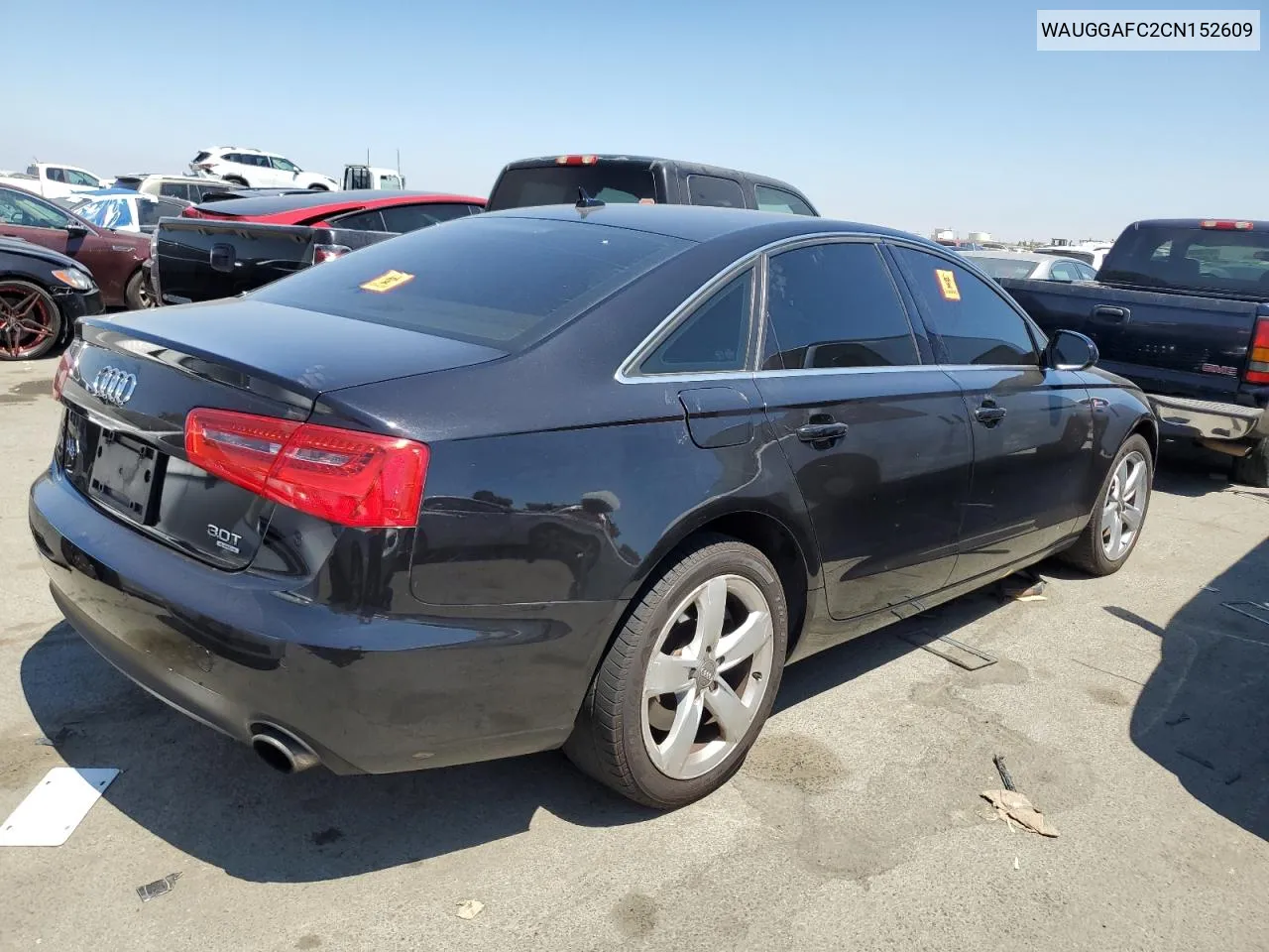 2012 Audi A6 Premium Plus VIN: WAUGGAFC2CN152609 Lot: 66209884