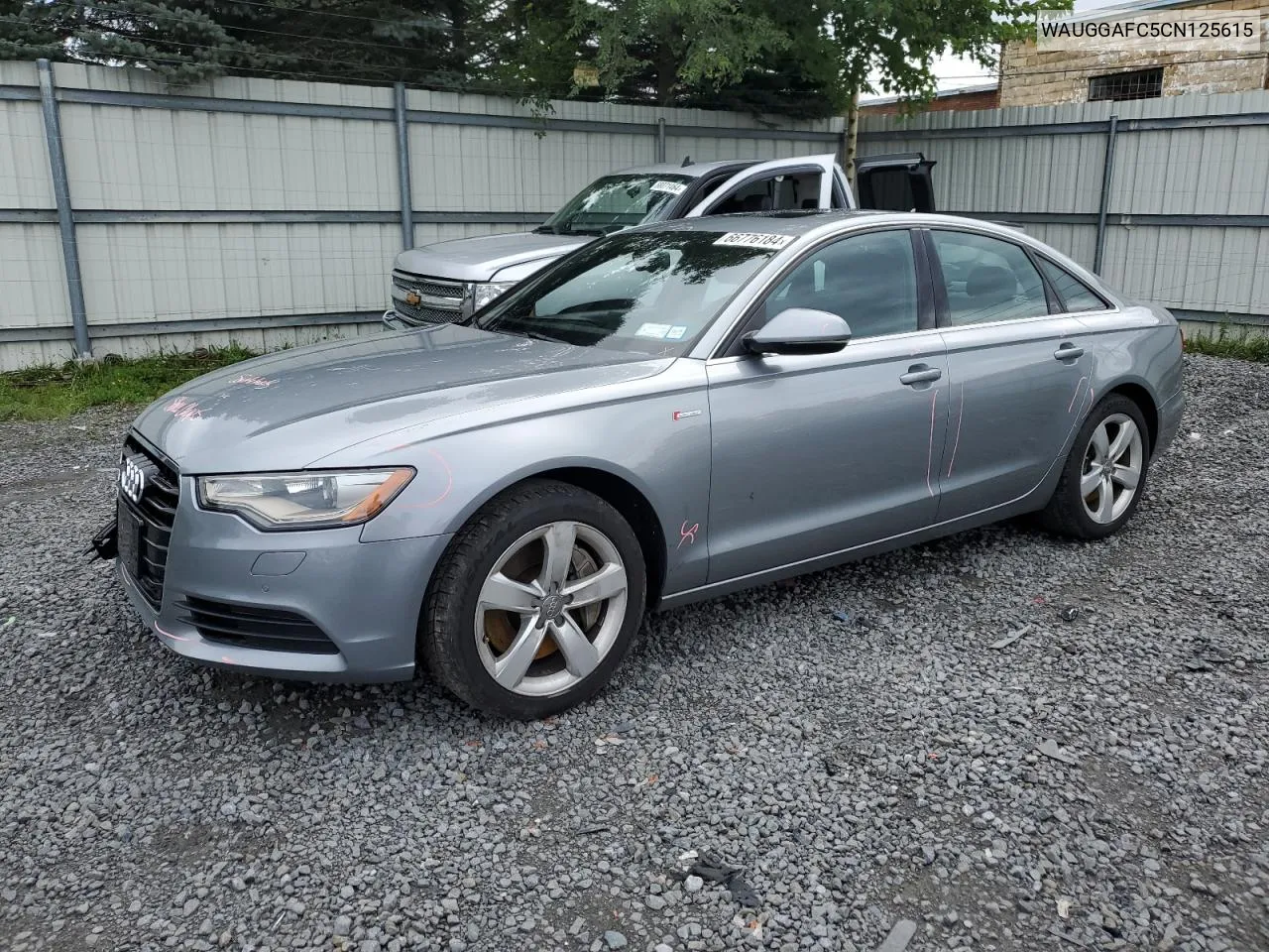 2012 Audi A6 Premium Plus VIN: WAUGGAFC5CN125615 Lot: 66776184