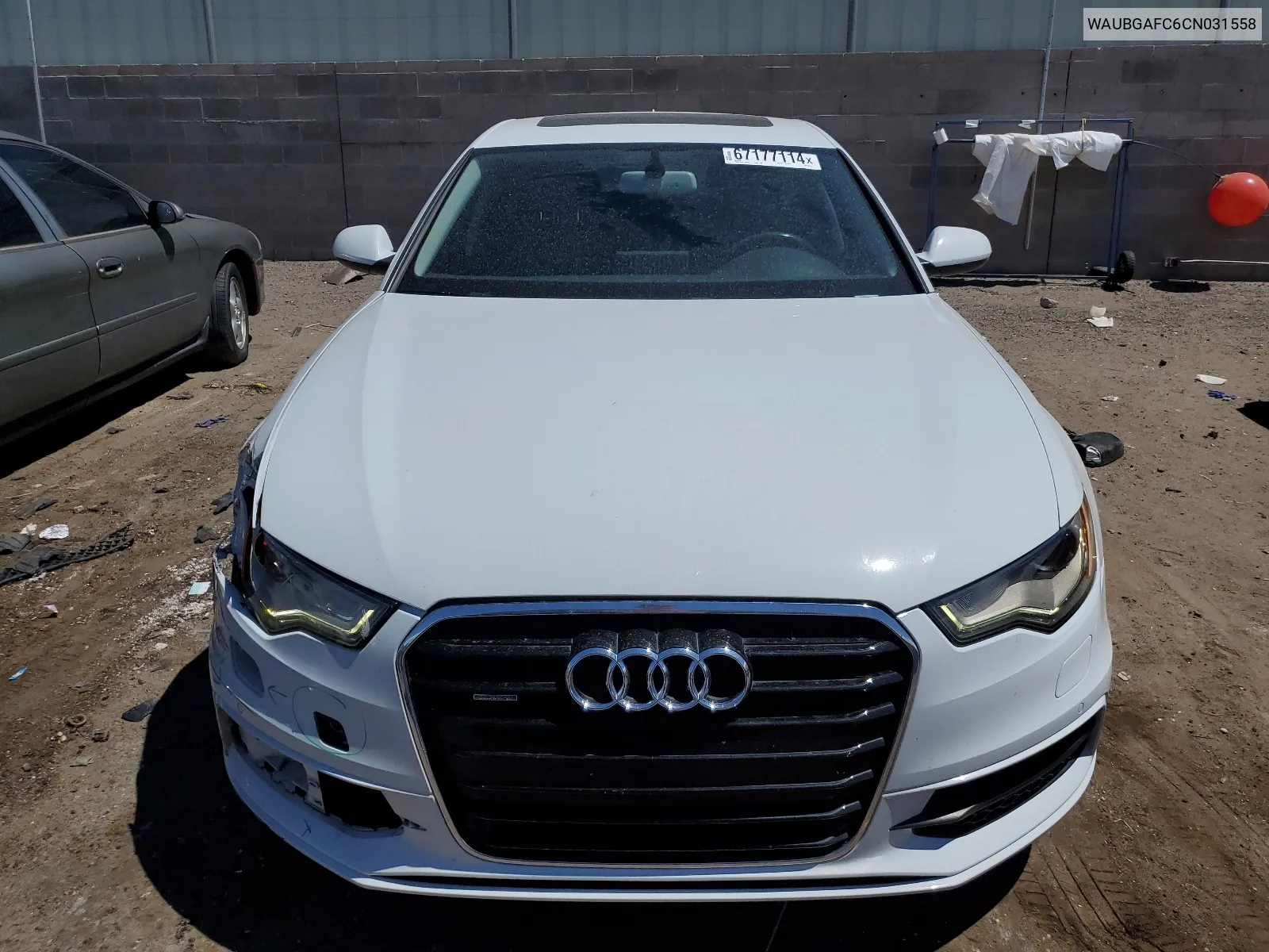 2012 Audi A6 VIN: WAUBGAFC6CN031558 Lot: 67177114