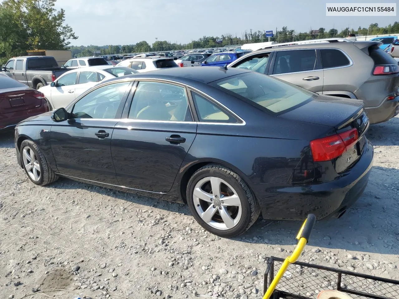 2012 Audi A6 Premium Plus VIN: WAUGGAFC1CN155484 Lot: 69470174