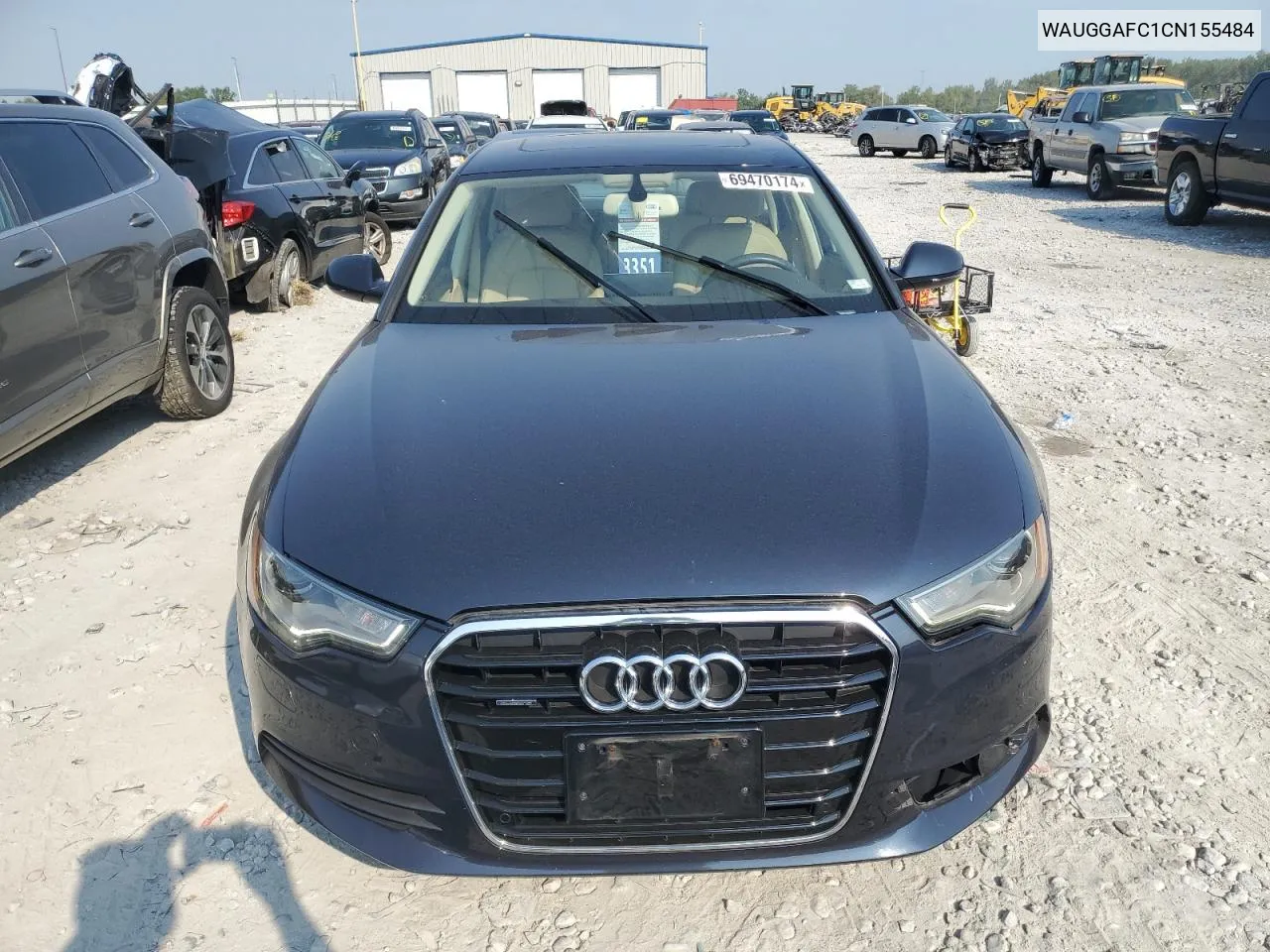 2012 Audi A6 Premium Plus VIN: WAUGGAFC1CN155484 Lot: 69470174