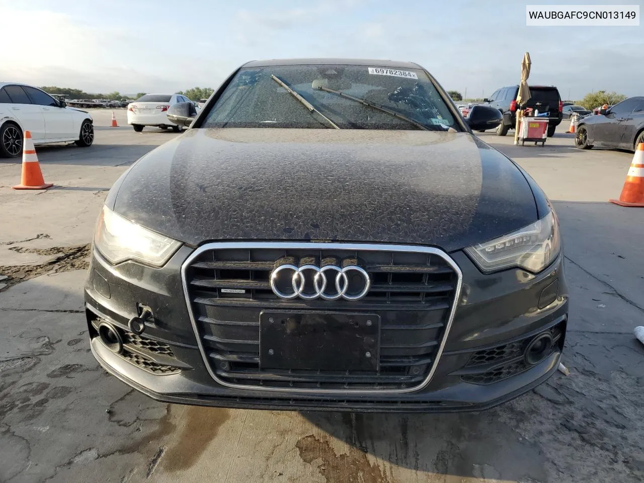 2012 Audi A6 VIN: WAUBGAFC9CN013149 Lot: 69782384