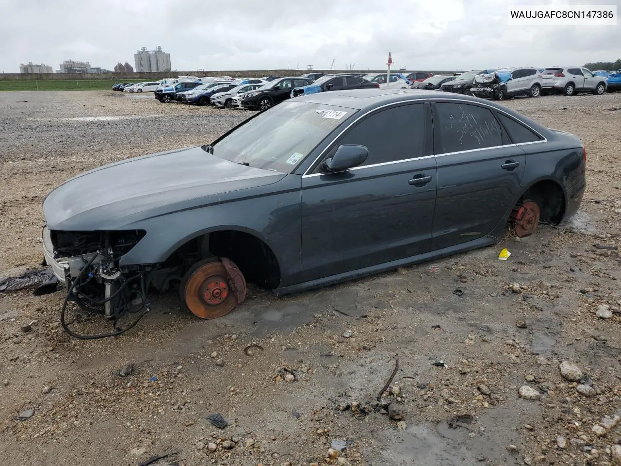 2012 Audi A6 Prestige VIN: WAUJGAFC8CN147386 Lot: 69961114