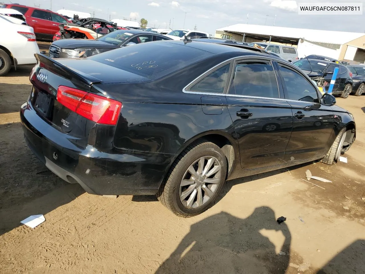 2012 Audi A6 Premium VIN: WAUFGAFC6CN087811 Lot: 70086244