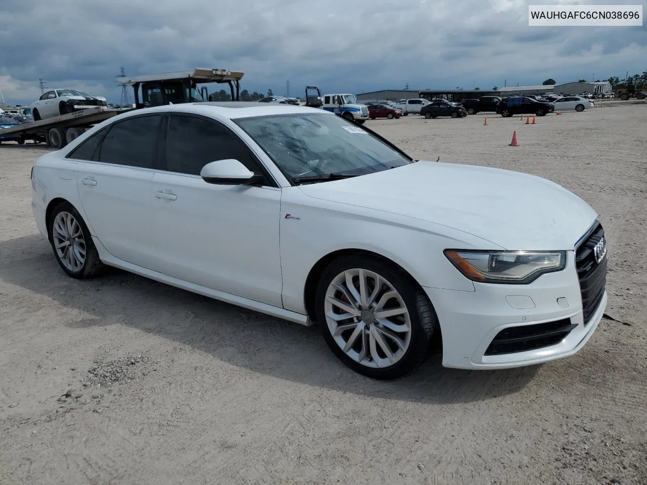 2012 Audi A6 Prestige VIN: WAUHGAFC6CN038696 Lot: 70879364