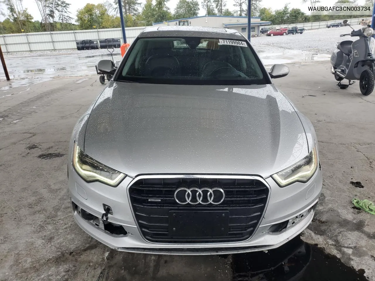 2012 Audi A6 VIN: WAUBGAFC3CN003734 Lot: 71199984