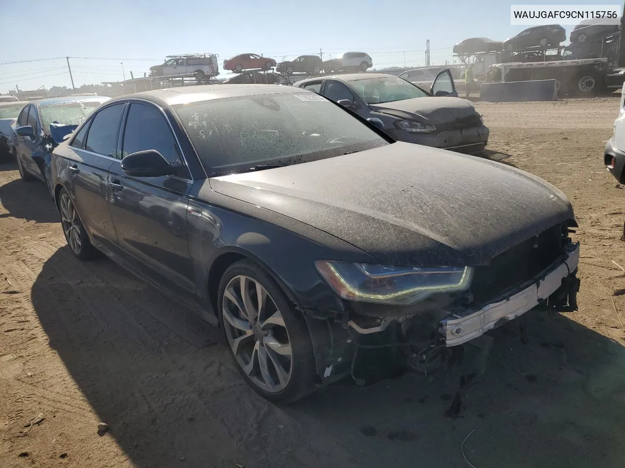 2012 Audi A6 Prestige VIN: WAUJGAFC9CN115756 Lot: 71622674