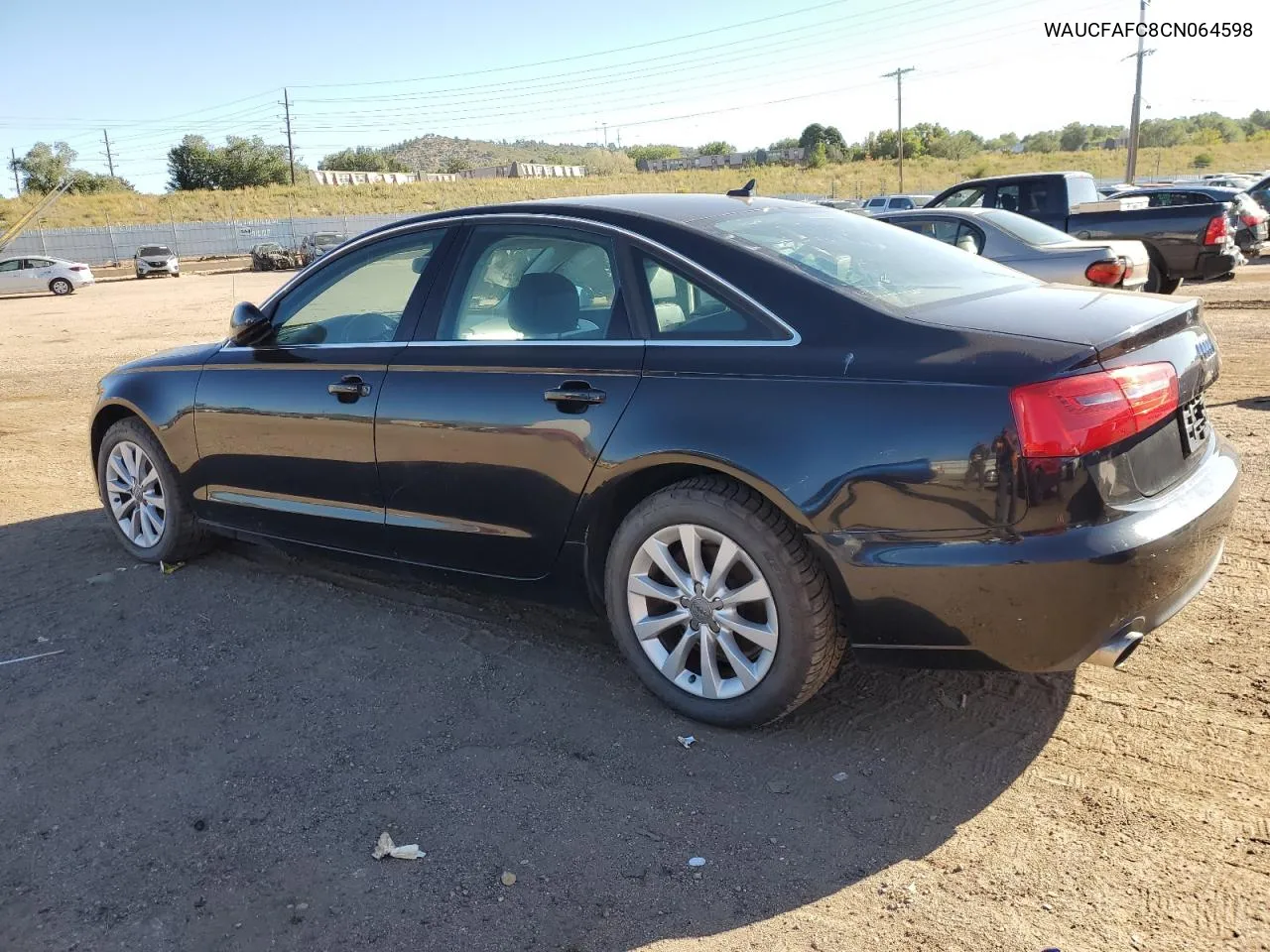 2012 Audi A6 Premium VIN: WAUCFAFC8CN064598 Lot: 73256394