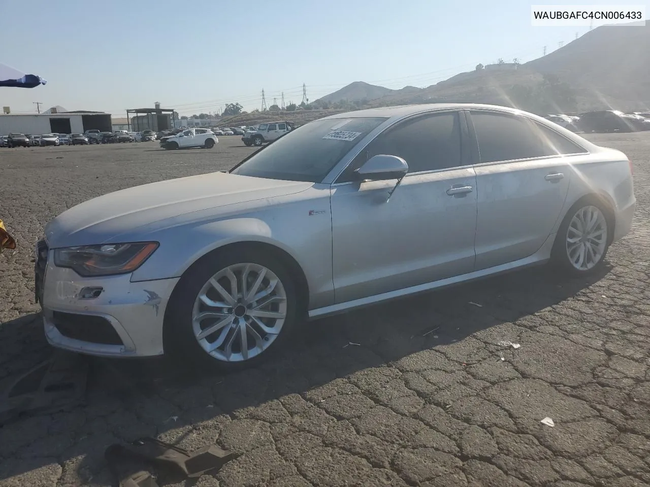 2012 Audi A6 VIN: WAUBGAFC4CN006433 Lot: 73605734