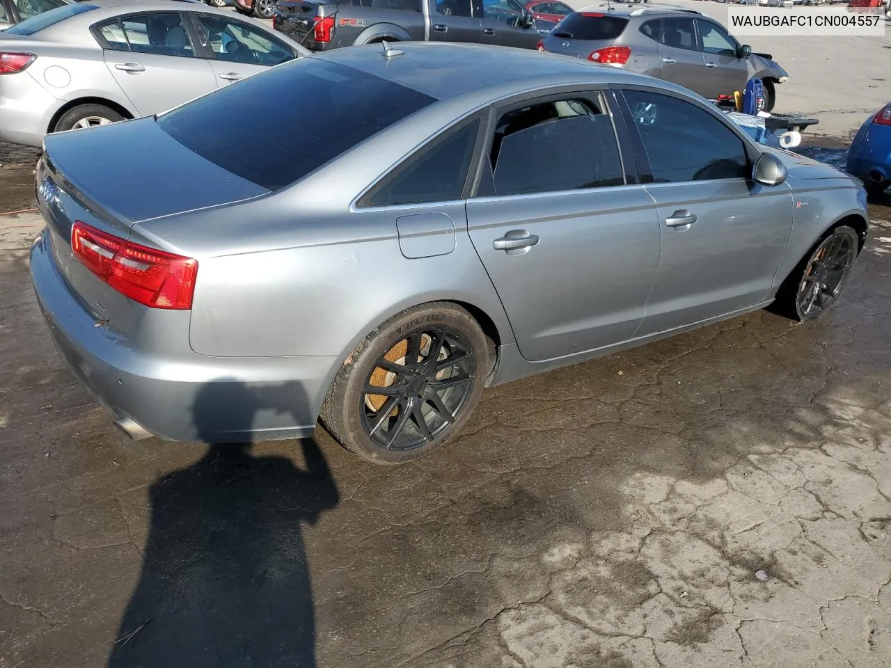 2012 Audi A6 VIN: WAUBGAFC1CN004557 Lot: 74347814