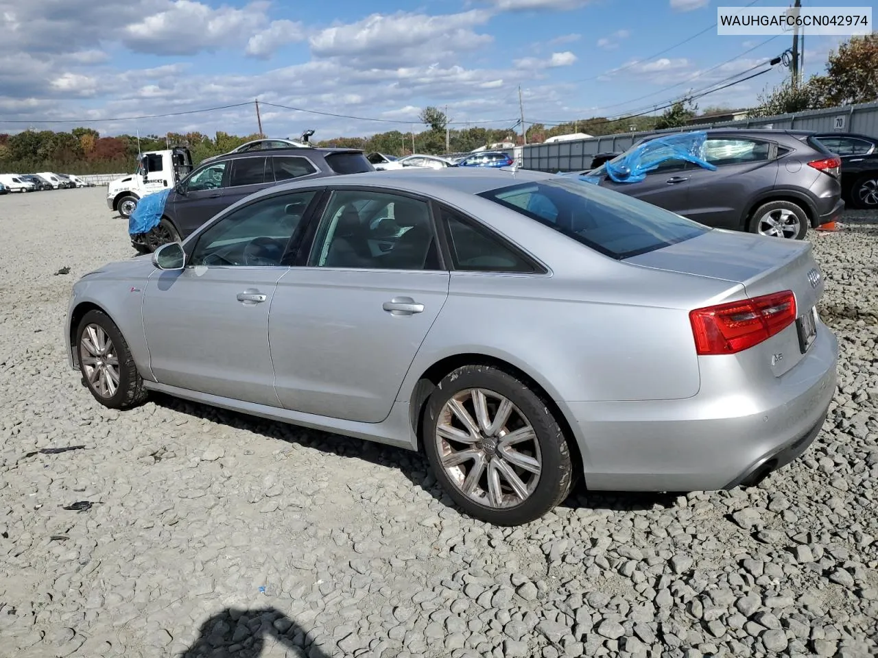 2012 Audi A6 Prestige VIN: WAUHGAFC6CN042974 Lot: 75236914