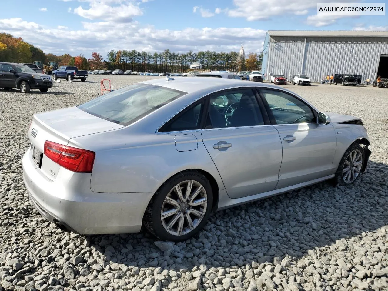 2012 Audi A6 Prestige VIN: WAUHGAFC6CN042974 Lot: 75236914