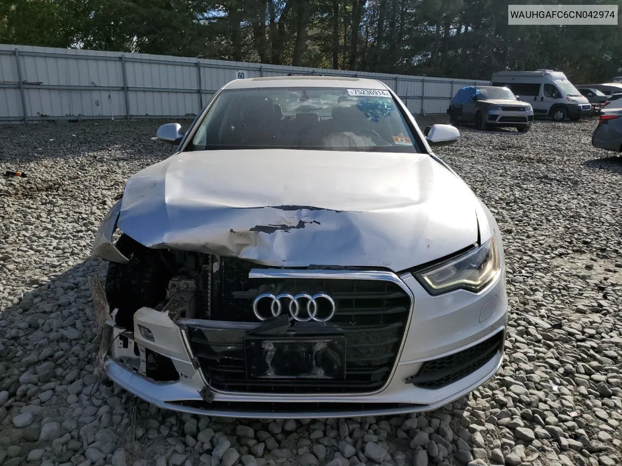 2012 Audi A6 Prestige VIN: WAUHGAFC6CN042974 Lot: 75236914