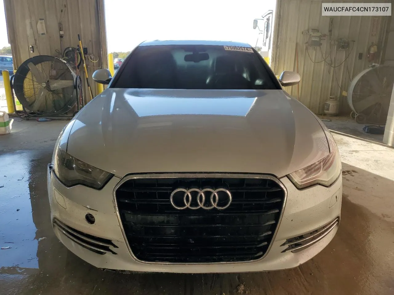 2012 Audi A6 Premium VIN: WAUCFAFC4CN173107 Lot: 75992574