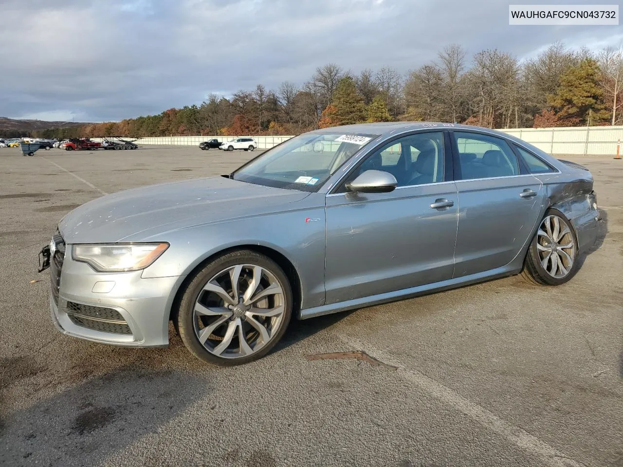 2012 Audi A6 Prestige VIN: WAUHGAFC9CN043732 Lot: 75999124