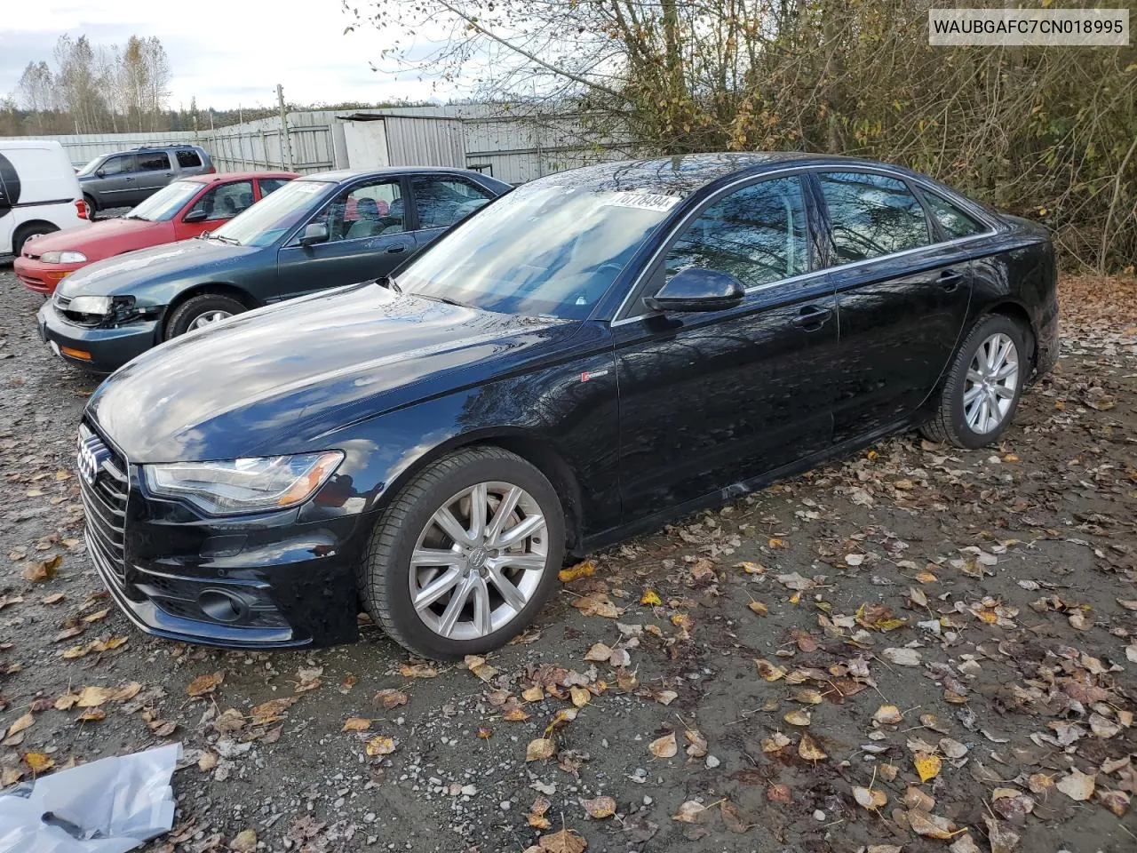 2012 Audi A6 VIN: WAUBGAFC7CN018995 Lot: 76778494