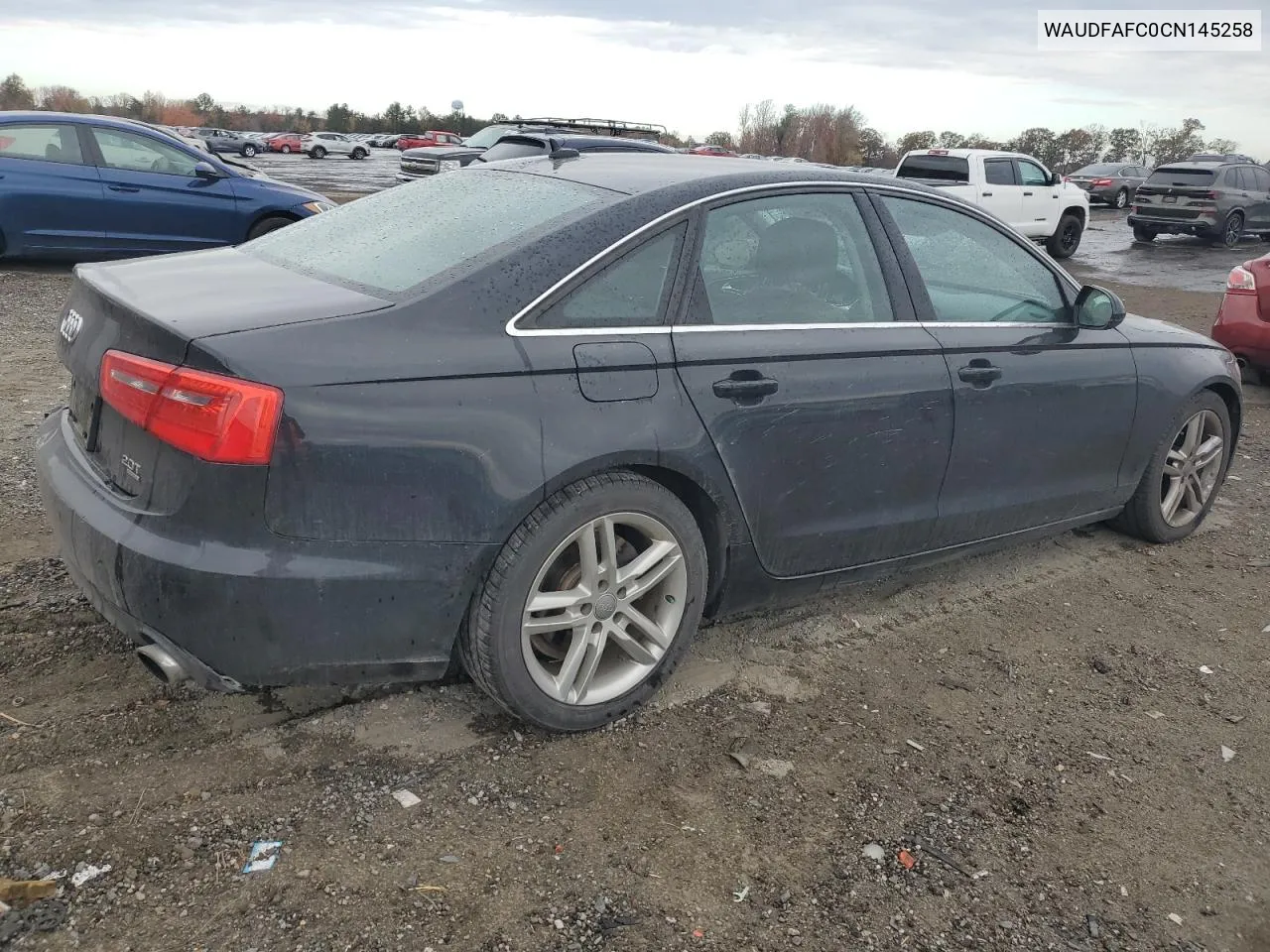 2012 Audi A6 Premium Plus VIN: WAUDFAFC0CN145258 Lot: 78825454