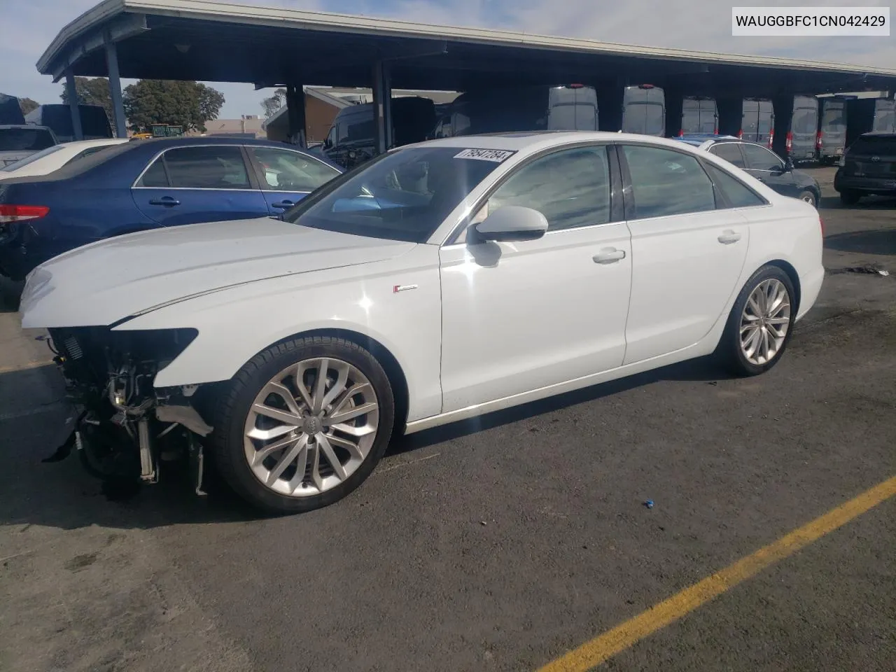 2012 Audi A6 Premium Plus VIN: WAUGGBFC1CN042429 Lot: 79547284