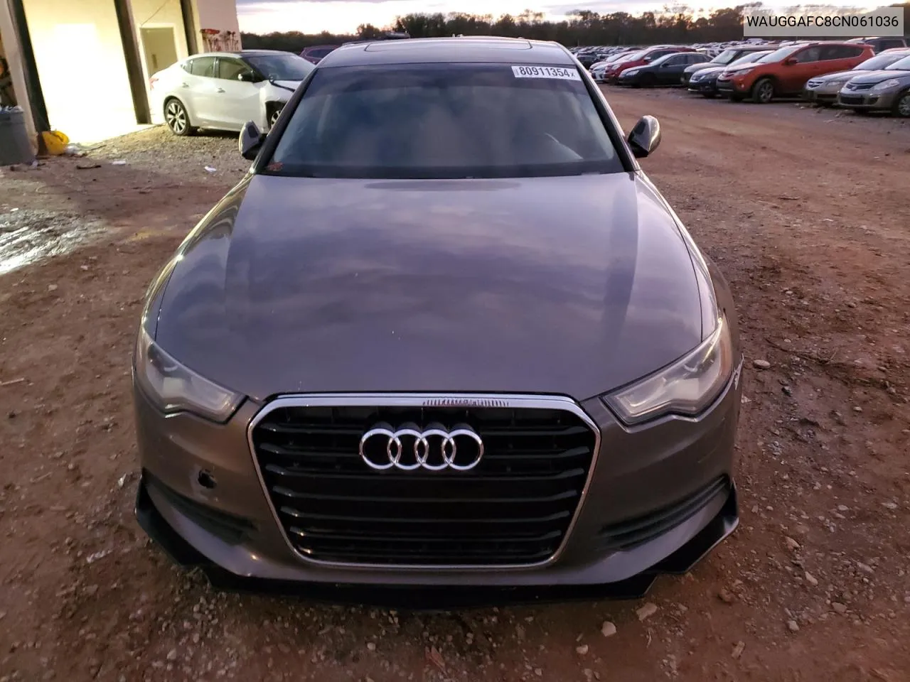 2012 Audi A6 Premium Plus VIN: WAUGGAFC8CN061036 Lot: 80911354