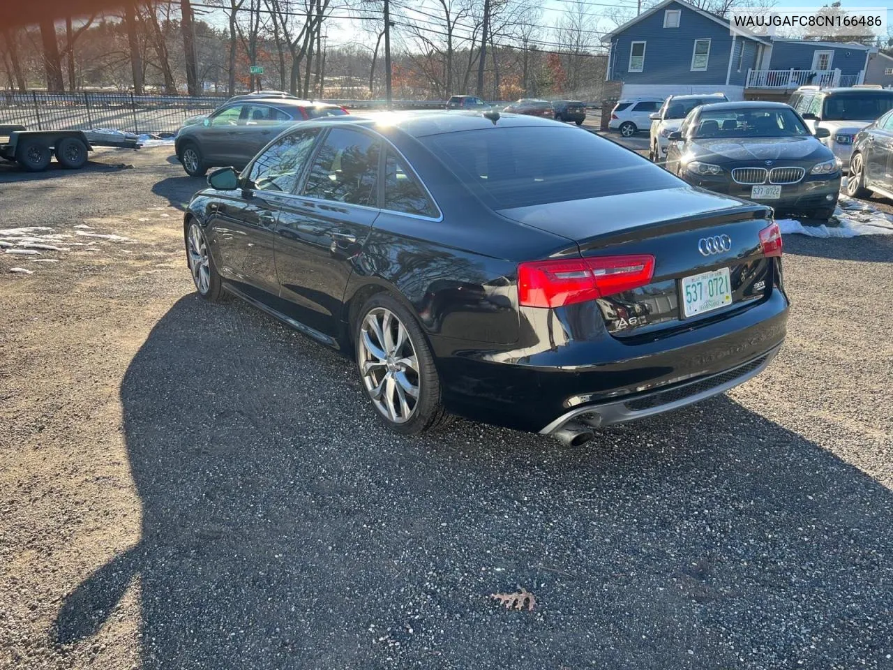 2012 Audi A6 Prestige VIN: WAUJGAFC8CN166486 Lot: 81420464