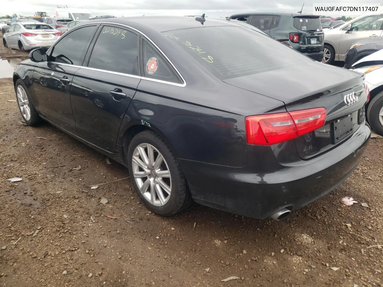 2013 Audi A6 Premium Plus VIN: WAUGFAFC7DN117407 Lot: 57614074