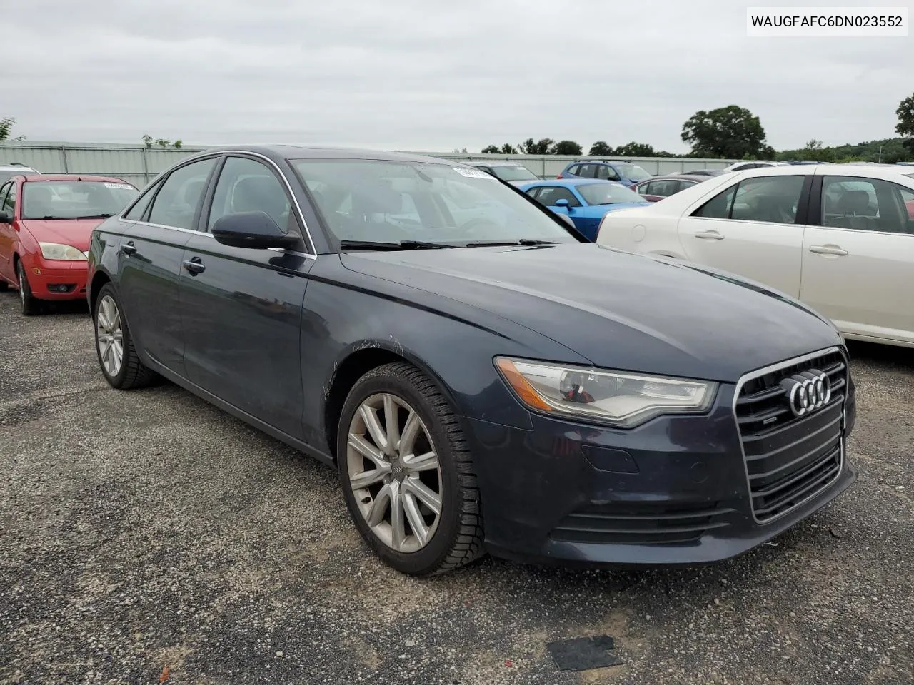 2013 Audi A6 Premium Plus VIN: WAUGFAFC6DN023552 Lot: 59917194