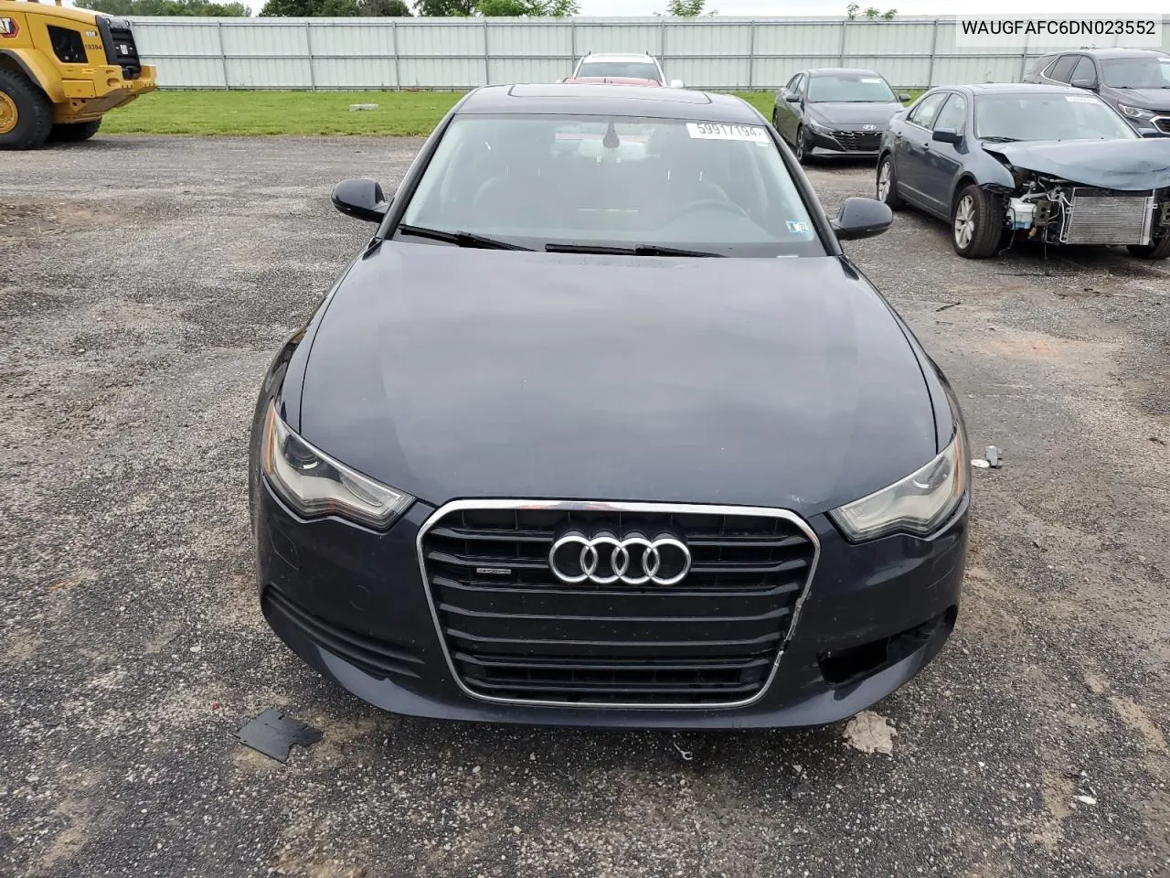 2013 Audi A6 Premium Plus VIN: WAUGFAFC6DN023552 Lot: 59917194