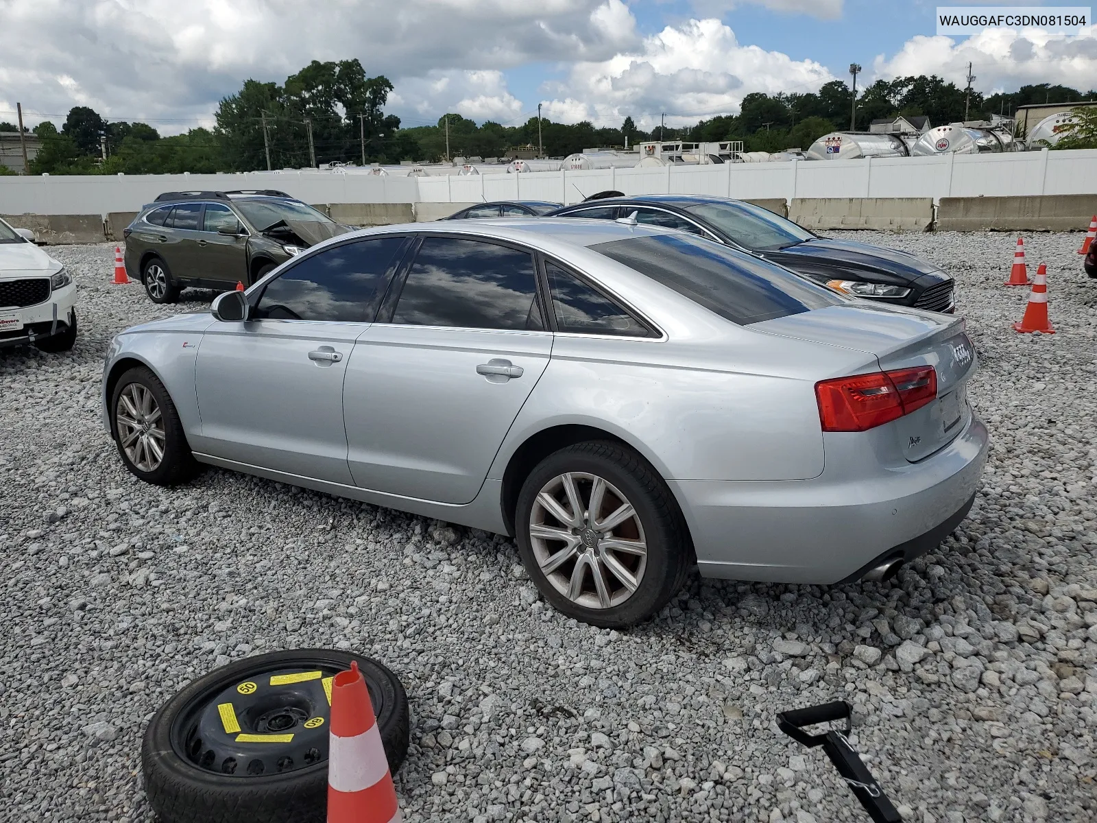 2013 Audi A6 Premium Plus VIN: WAUGGAFC3DN081504 Lot: 62678314