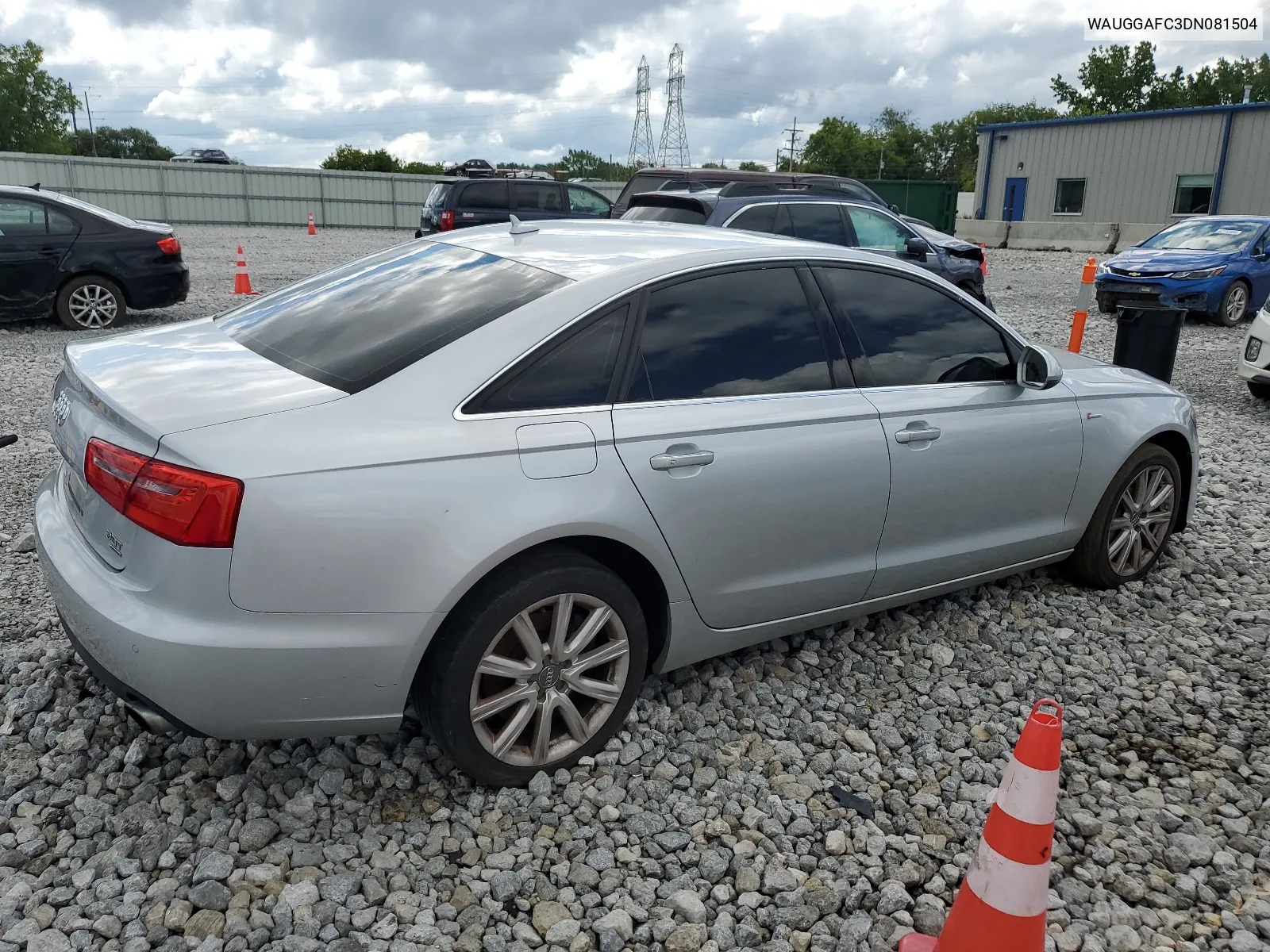 2013 Audi A6 Premium Plus VIN: WAUGGAFC3DN081504 Lot: 62678314