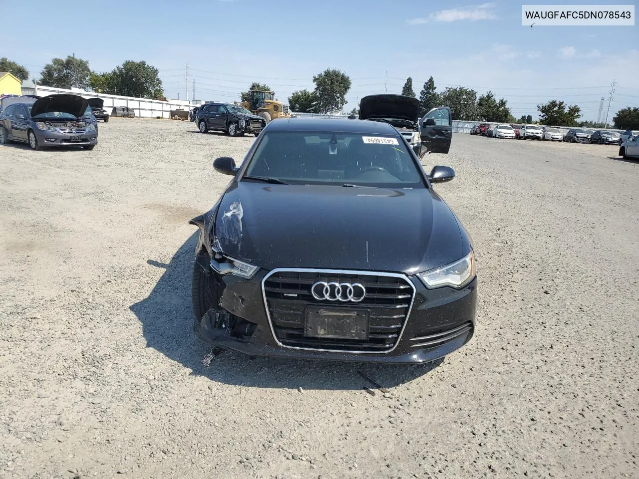 2013 Audi A6 Premium Plus VIN: WAUGFAFC5DN078543 Lot: 64314694