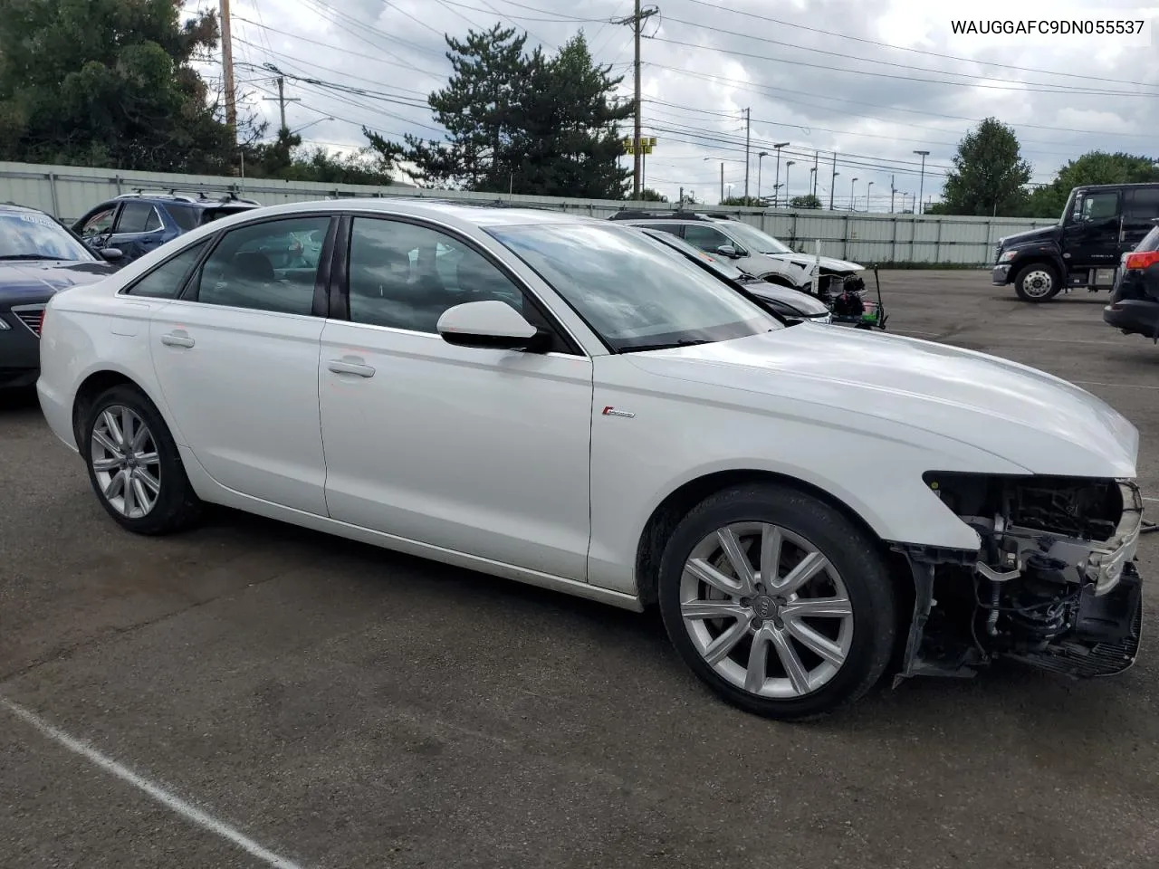 WAUGGAFC9DN055537 2013 Audi A6 Premium Plus