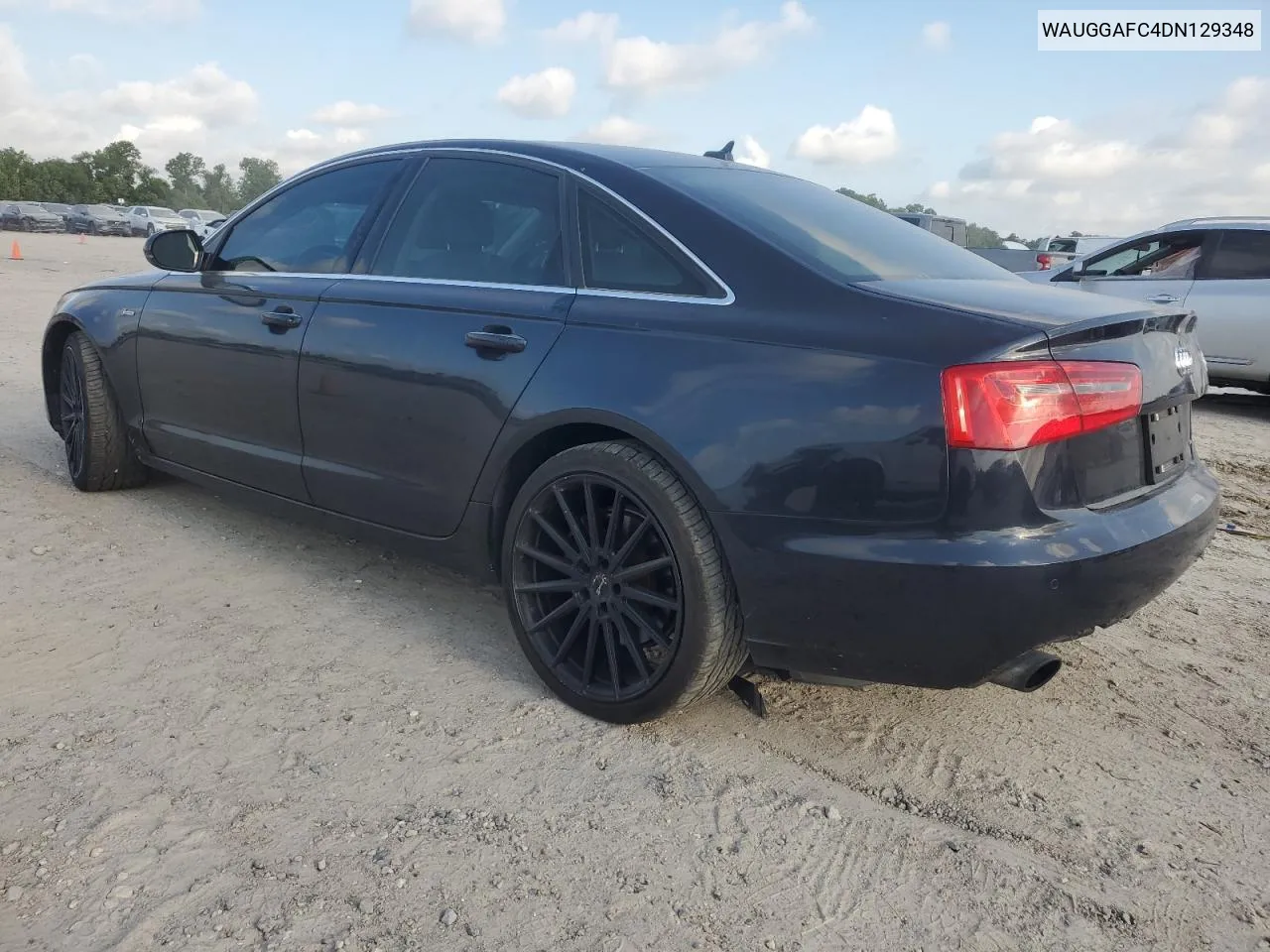 2013 Audi A6 Premium Plus VIN: WAUGGAFC4DN129348 Lot: 66746414