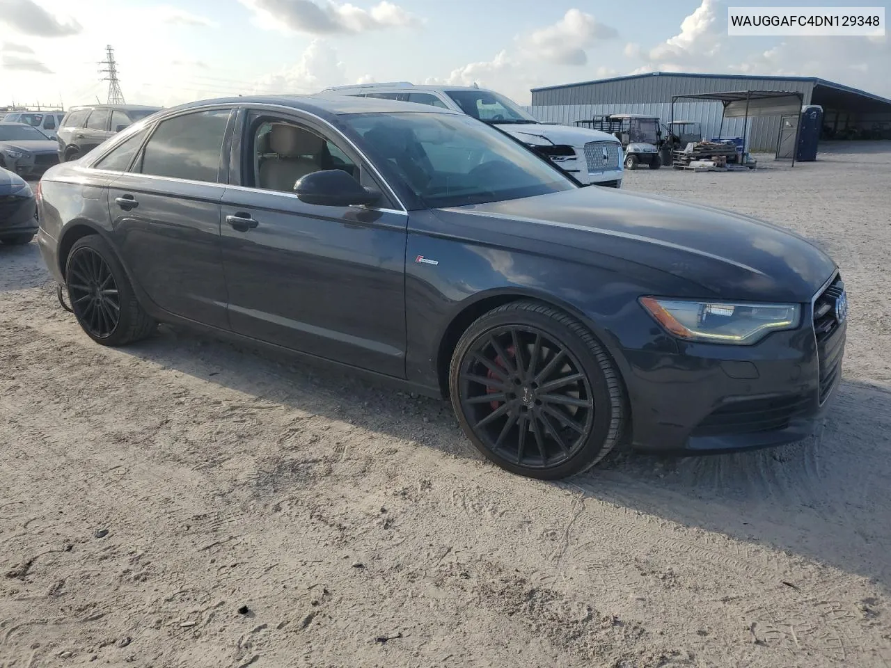 2013 Audi A6 Premium Plus VIN: WAUGGAFC4DN129348 Lot: 66746414